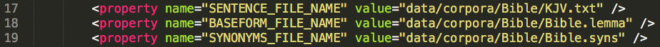 The path to your .txt file must be specified in the tracer\_config.xml file in the SENTENCE\_FILE\_NAME property.